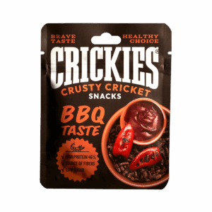 CRICKIES džiovinti svirpliai BBQ skonio